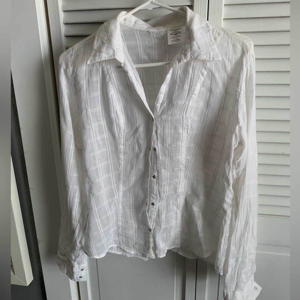 Junior white tops
